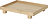 Bandeja de madera natural Bon, 28 cm
