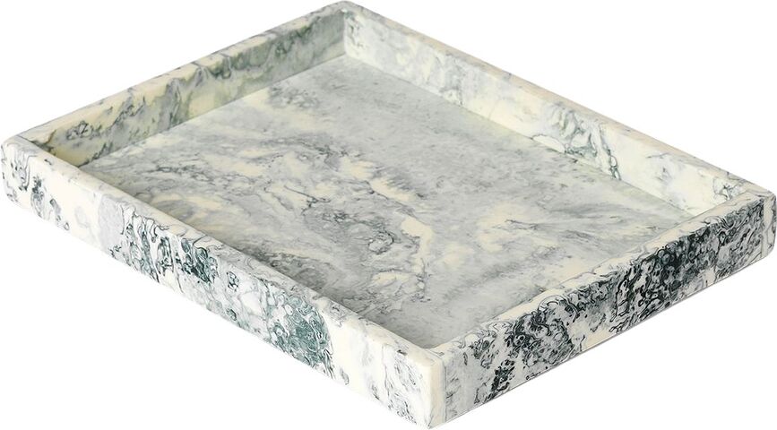 Bandeja decorativa Mist, 15 x 20 cm, esmeralda