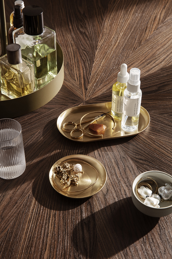 Basho Δίσκος οβάλ, ορειχάλκινος