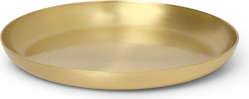 Basho Plateau rond, en laiton