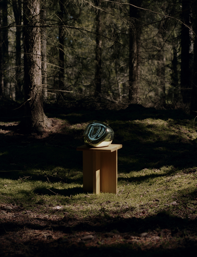 Bellure Dekoracija, okrogla, srebrna