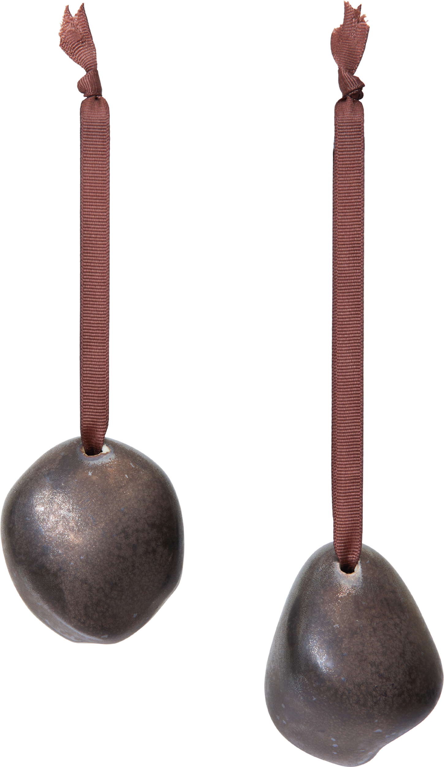 Bellure Weihnachtskugeln, braun, 2 St.