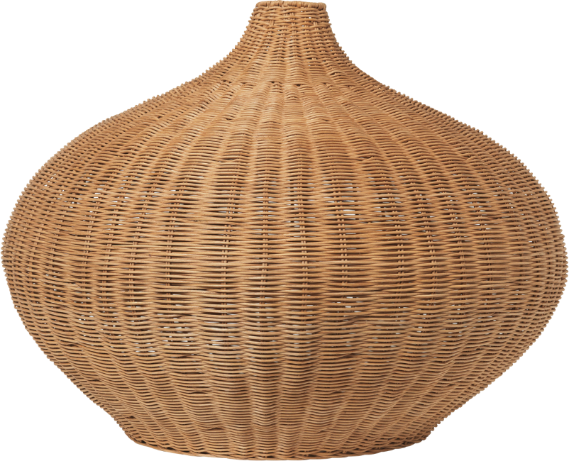 Belly Lampenschirm für Pendelleuchte, 54 cm, Rattan