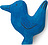 Bird Anton Väggkrok, blå