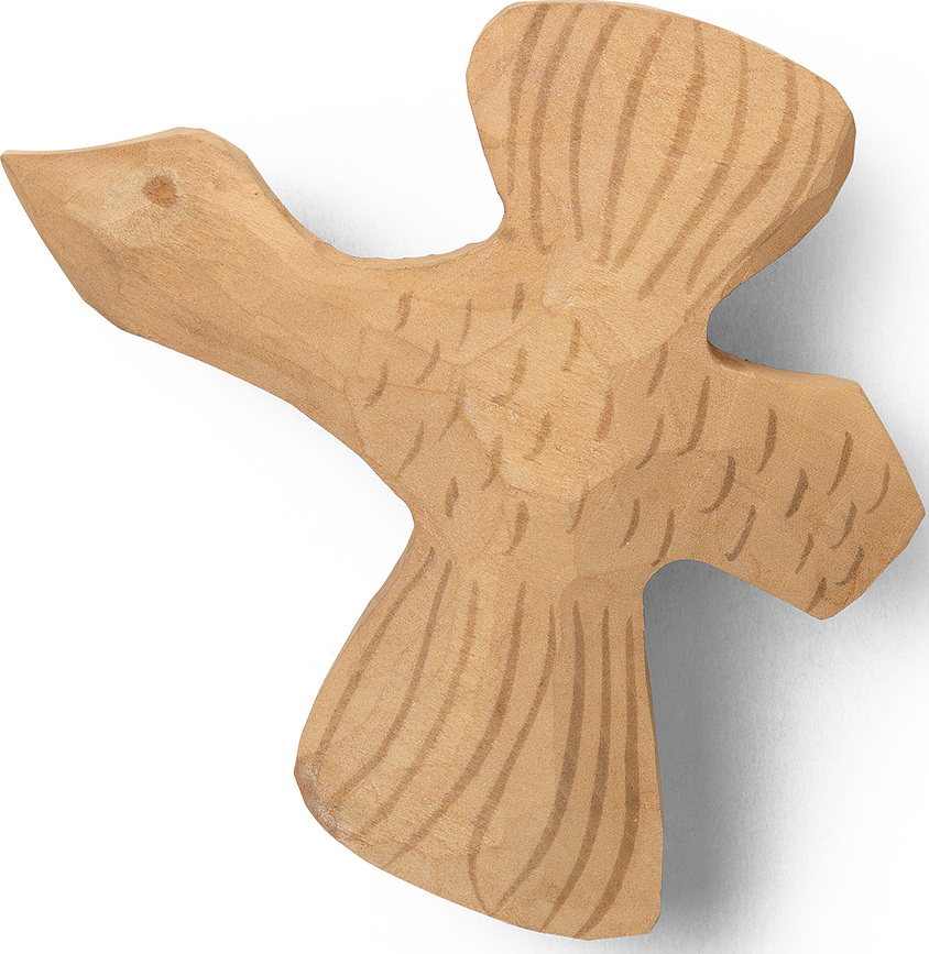 Bird Billie Crochet mural, beige