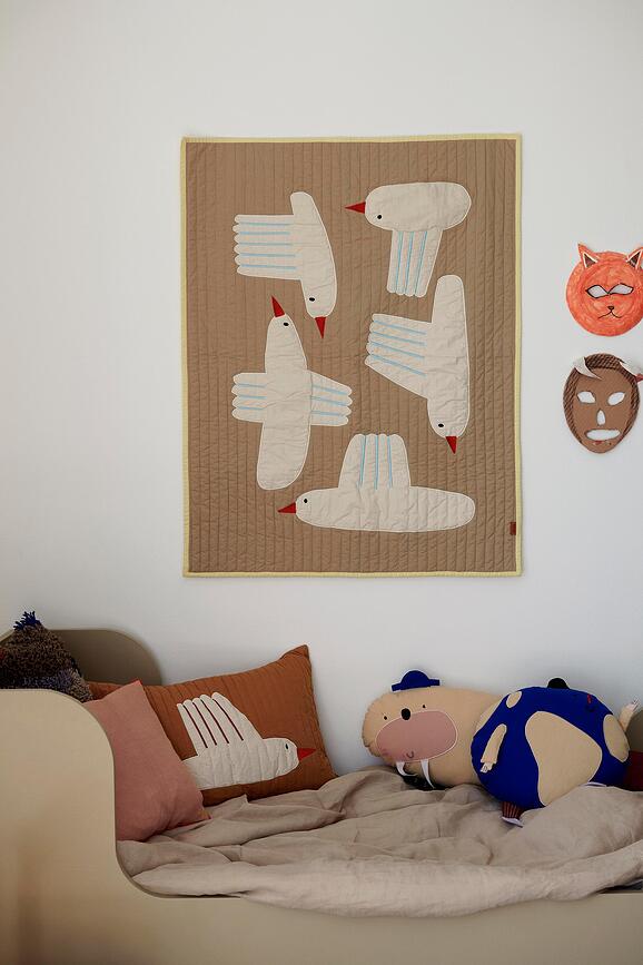 Bird Coussin Décoratif, 40 x 60 cm