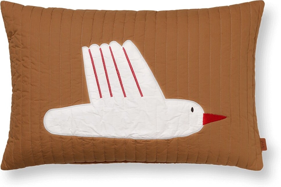 Bird Kissenbezug 40 x 60 cm, gesteppt