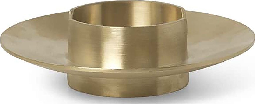 Block Bougeoir pour bougie classique, laiton