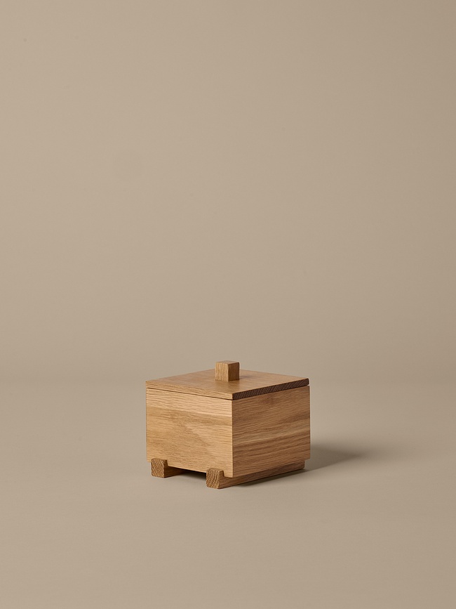 Boîte de rangement Moku, chêne naturel
