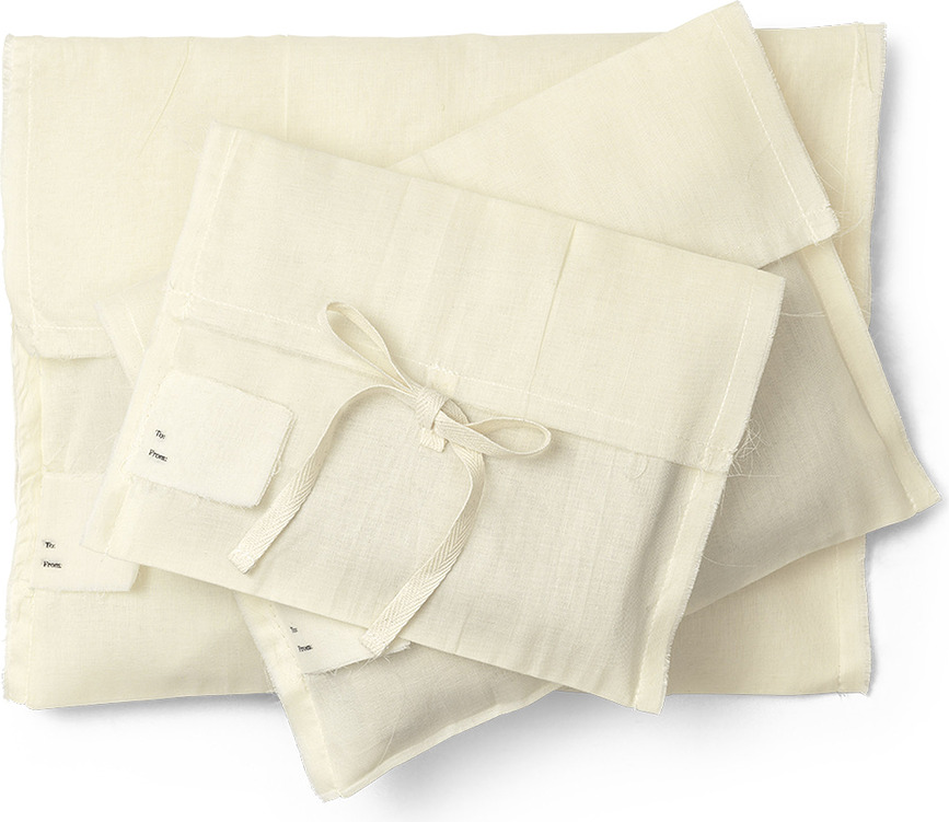 Bolsas de Regalo de lino Ferm Living, 3 unidades