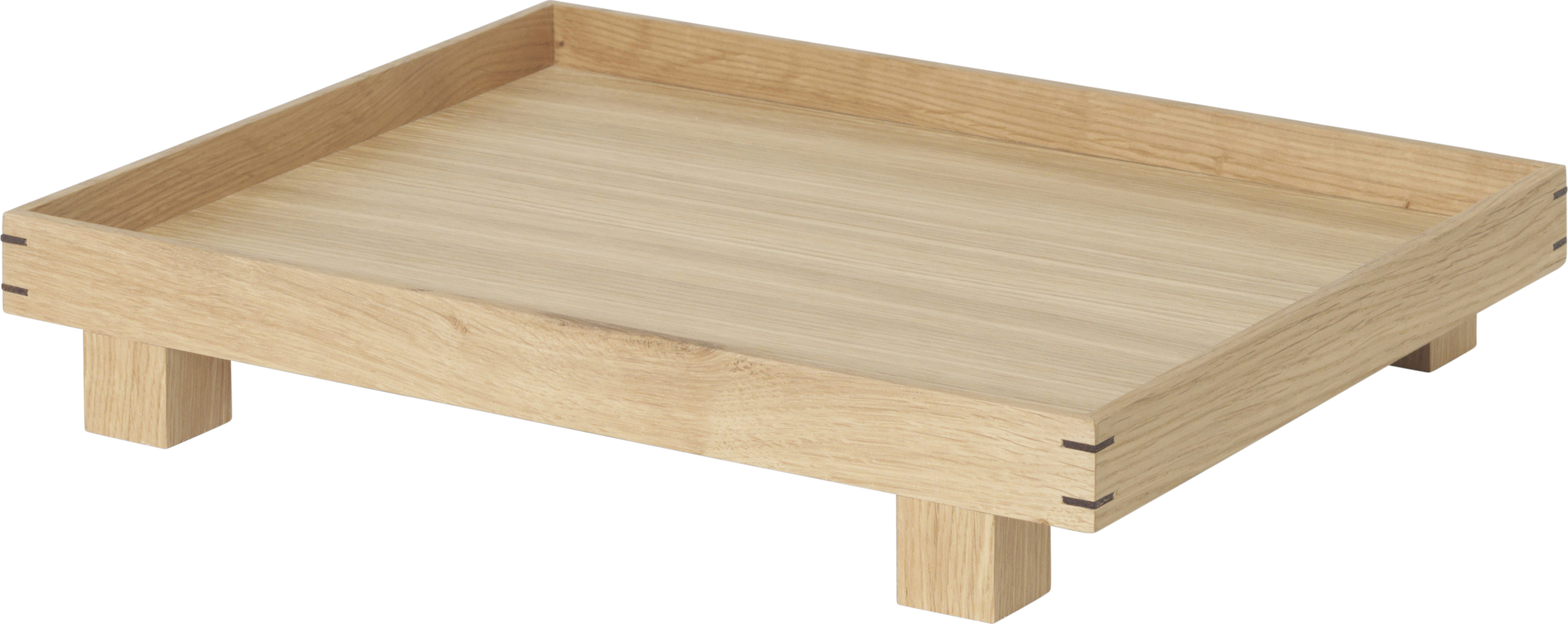Bon Tablett 28 cm natürlich aus Holz