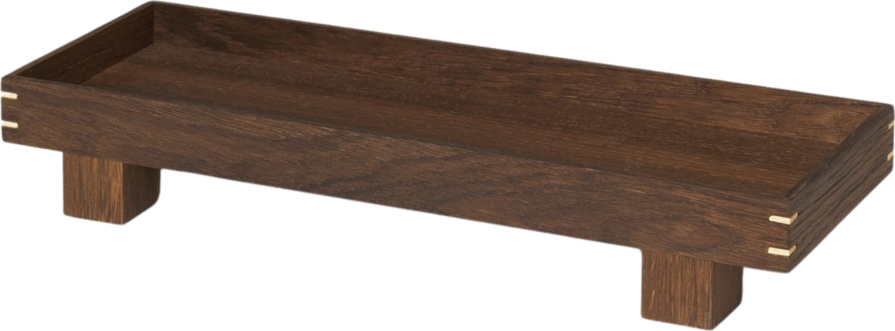 Bon Tablett 36 cm dunkelbraun aus Holz