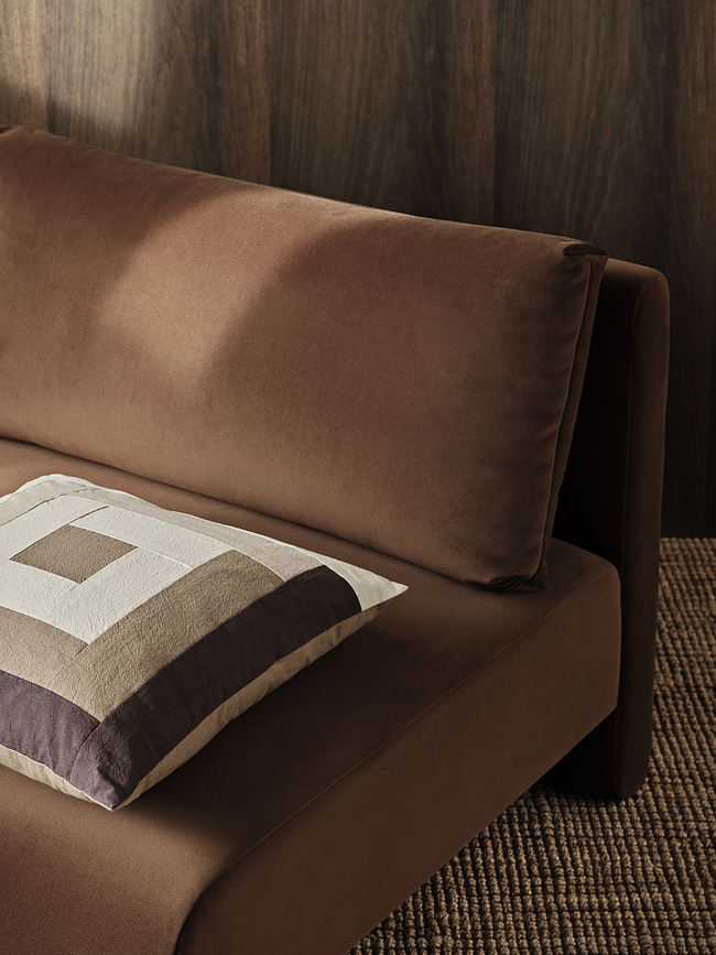 Border Διακοσμητικό Μαξιλάρι, 50 x 50 cm, καφέ-μπεζ