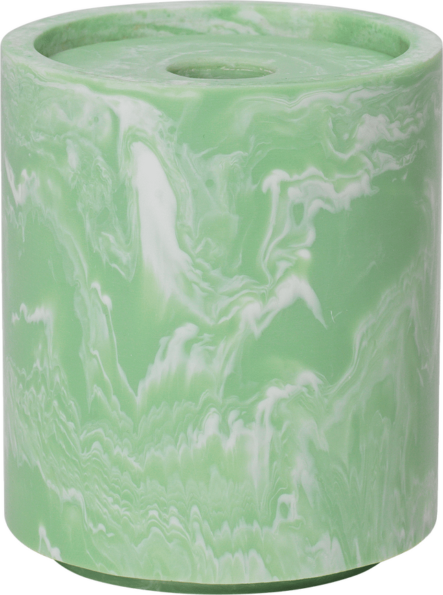 Bote para bastoncillos de algodón Mist, verde menta