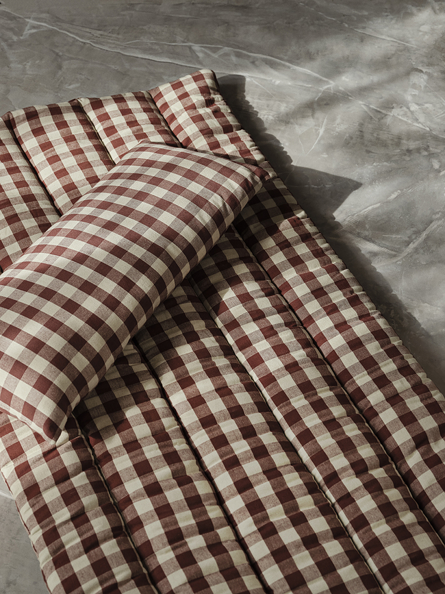 Bothy Coussin, 72 cm, à carreaux