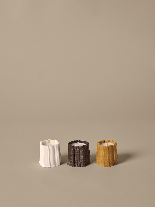 Bougies parfumées Rylith, lot de 3