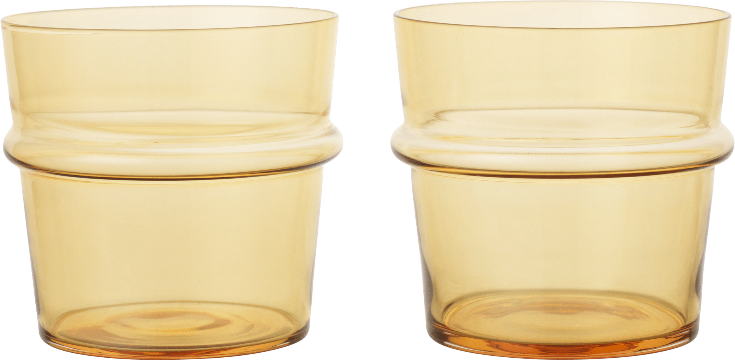Boya Gläser 300 ml gelb 2 St.