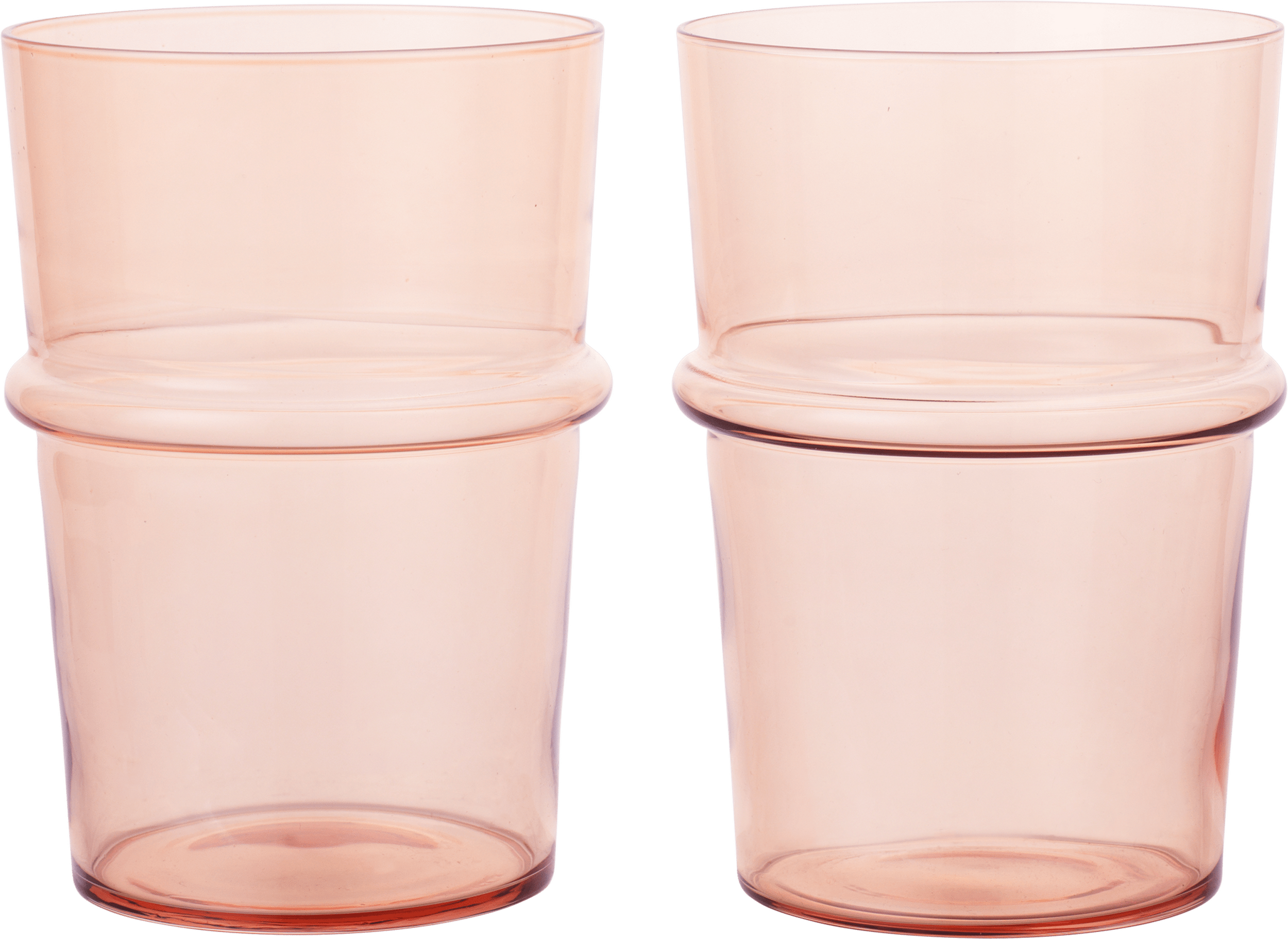 Boya Gläser 450 ml rosa 2 St.