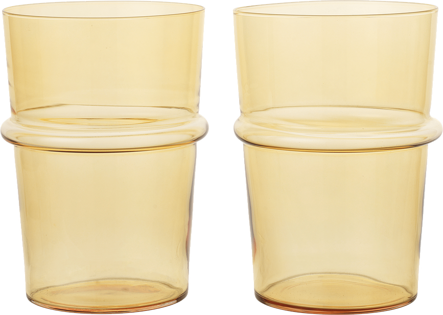 Boya Ποτήρια, 450 ml, κίτρινα, 2 τμχ