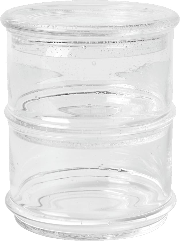 Boya Vorratsdosen mit Deckel 10,5 cm, transparent, 2 St.