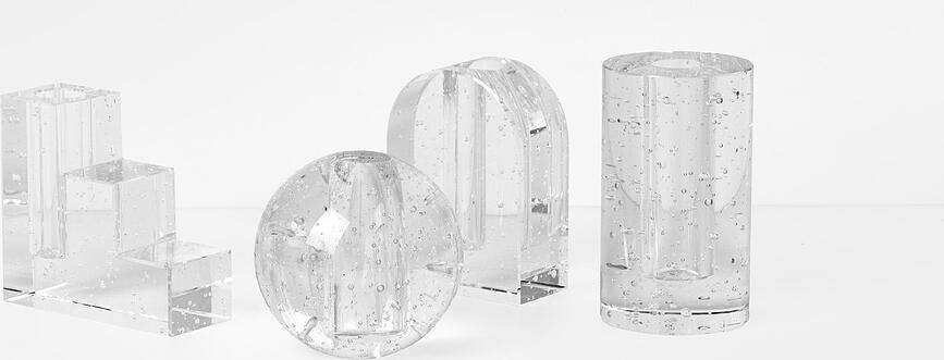 Bubble Glass Object Decoration vault