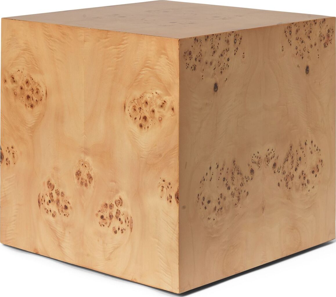 Burl Beistelltisch 40 x 40 cm