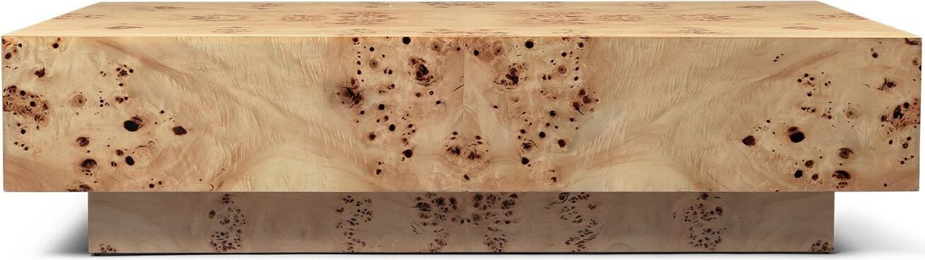 Burl Couchtisch hell