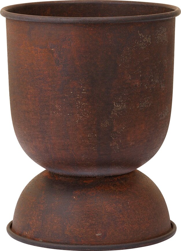 Cache-pot Hourglass XS, rouille