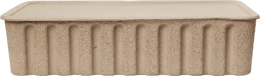 Caja de Almacenaje Paper Pulp, beige