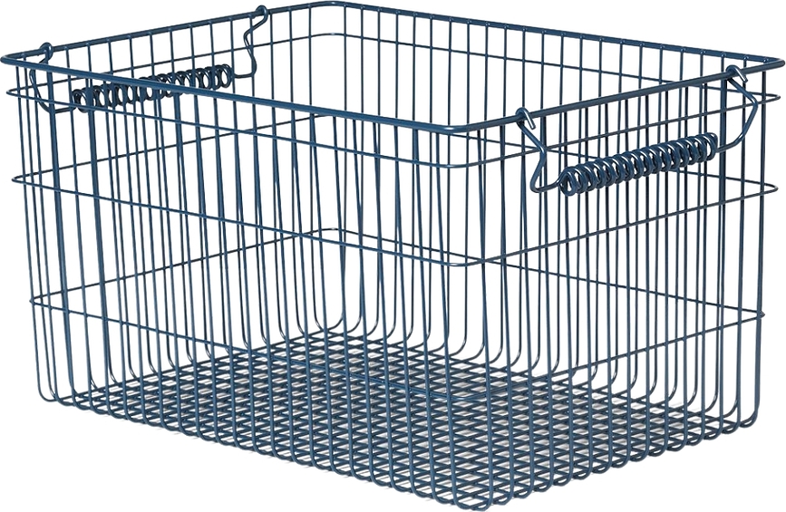Cala Paniers de Rangement, bleus foncé, Lot de 2