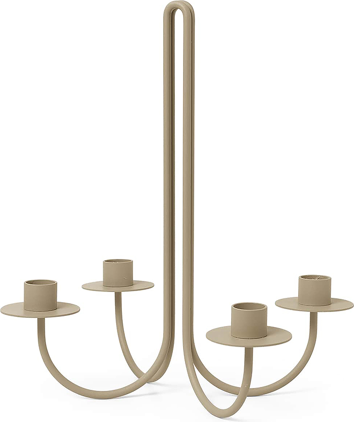 Candelabro cuádruple Sway, para velas clásicas