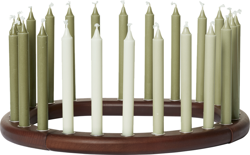 Candelabro de Adviento Ori, marrón