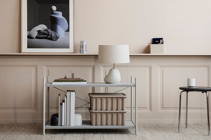 Candelabro Balance de latón, dorado