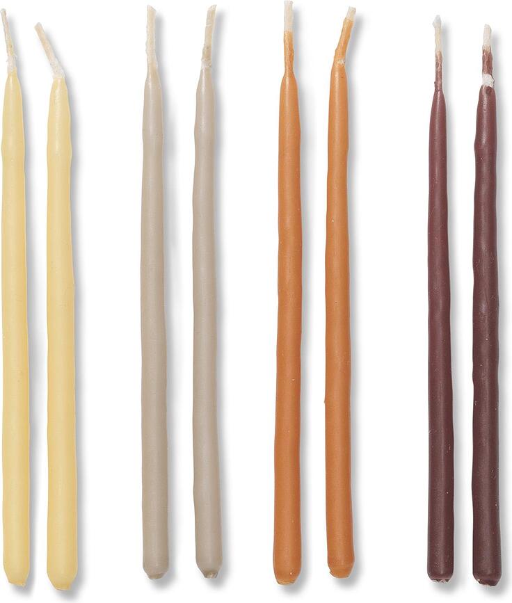 Candele per torte Ferm Living nude 24 pz.
