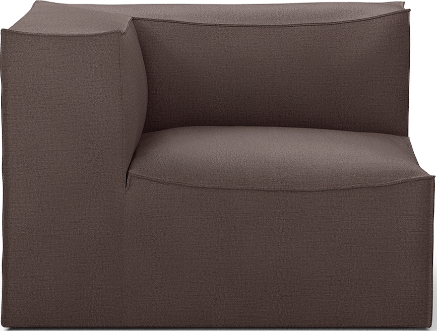 Catena Hot Madison Ecksofa links 108 cm schokoladenbraun