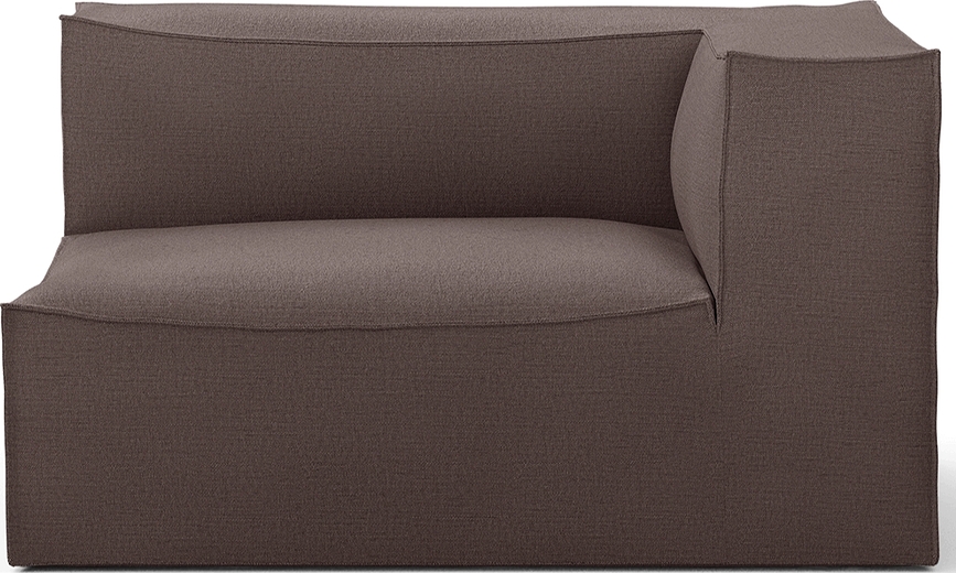Catena Hot Madison Ecksofa rechts 138 cm schokoladenbraun