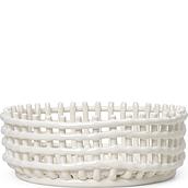Ceramic Fruit basket white ceramic