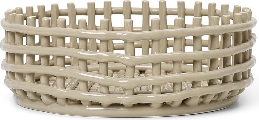 Ceramic Košara za sadje, keramična, kašmir