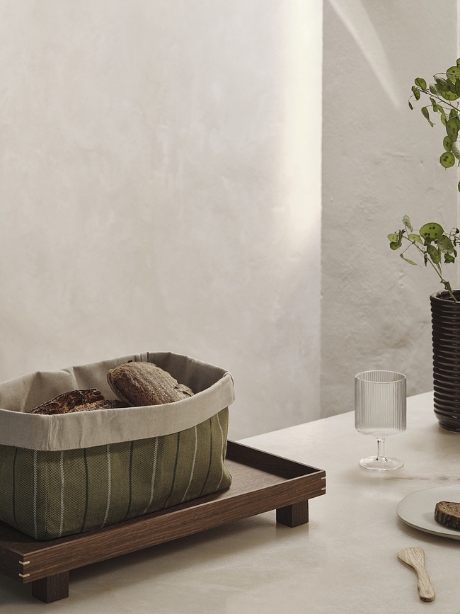 Cesta de Almacenamiento Ito, rectangular, verde