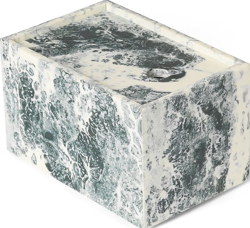 Cesta di stoccaggio Mist 10 x 15 cm color smeraldo
