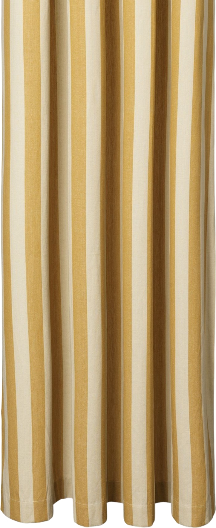 Chambray Duschvorhang gestreift gelb-beige