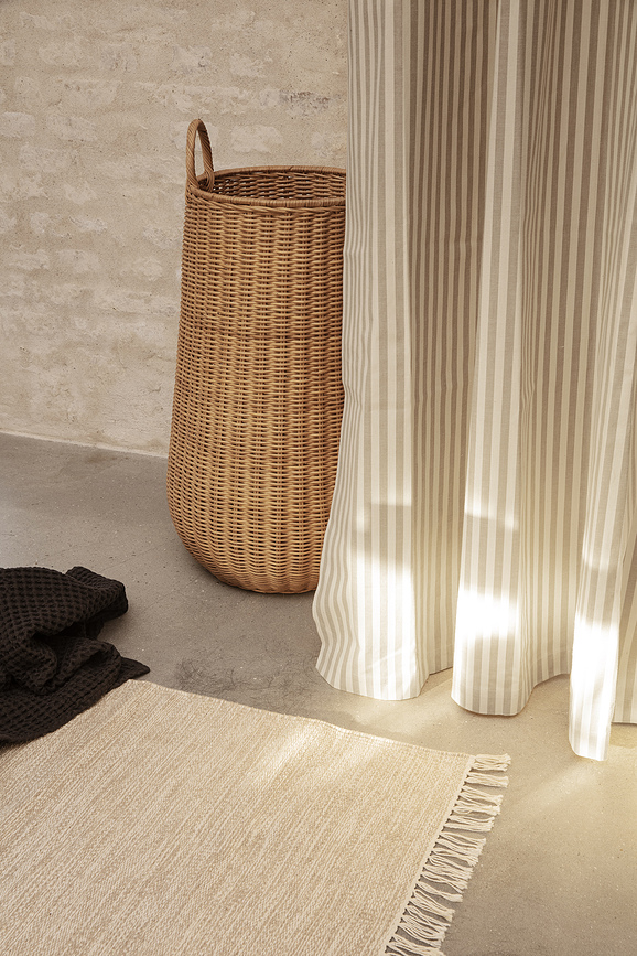 Chambray Rideau de Douche, sable