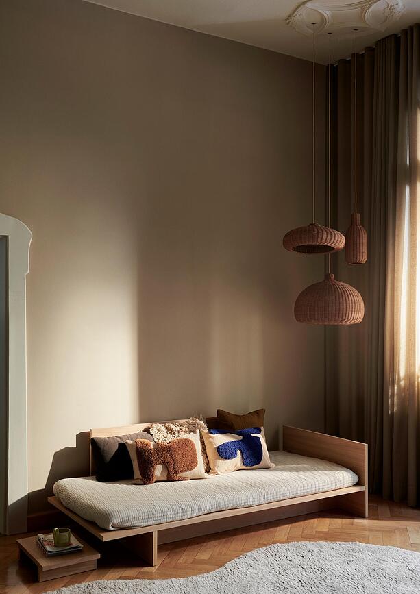 Cojín decorativo Lay 40 x 60 cm, marrón