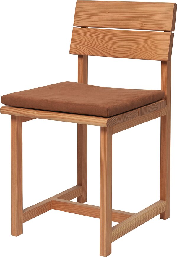 Cojín para silla Align 40 x 40 cm, marrón