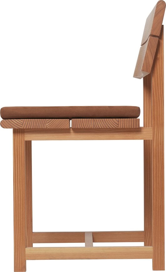 Cojín para silla Align 40 x 40 cm, marrón