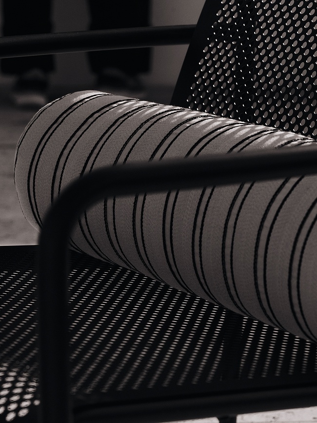 Cojín Rulo Twill, 60 cm, blanco