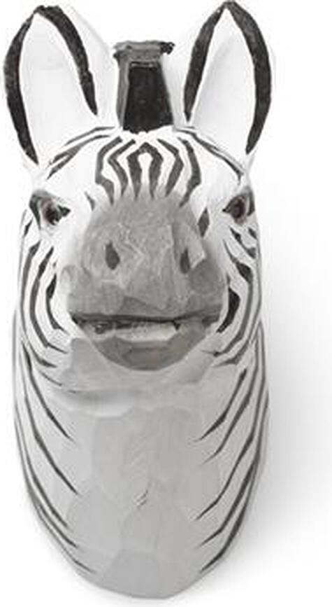 Percha Animal Hand, diseño cebra