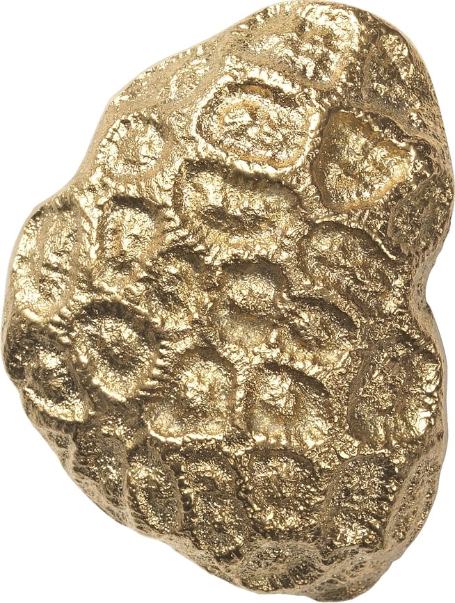 Comber Coral Γάντζος Τοίχου, χρυσός