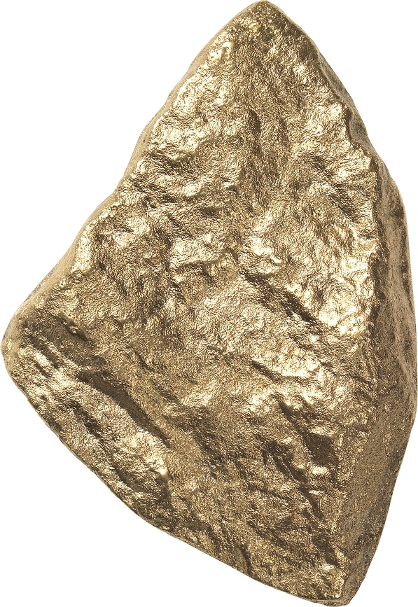 Comber Rock Stenski kavelj, velik, zlat