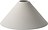Cone Abat-jour, gris clair